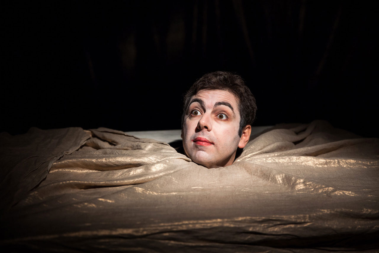 Ritratto attore al teatro trastevere di Roma