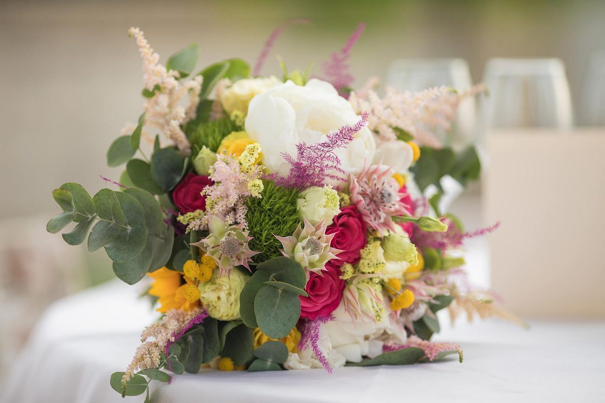 Composizione floreale - Fotografo di matrimonio Pescara